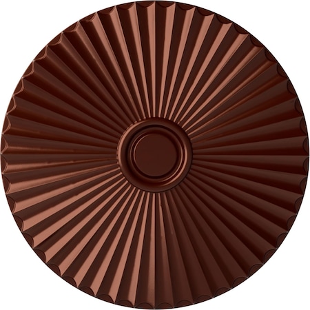 Ekena Millwork Shakuras Ceiling Medallion (For Canopies up to 5 1/2"), Hand-Painted Antique Copper, 29 1/2"OD x 2"P CM30SHACS
